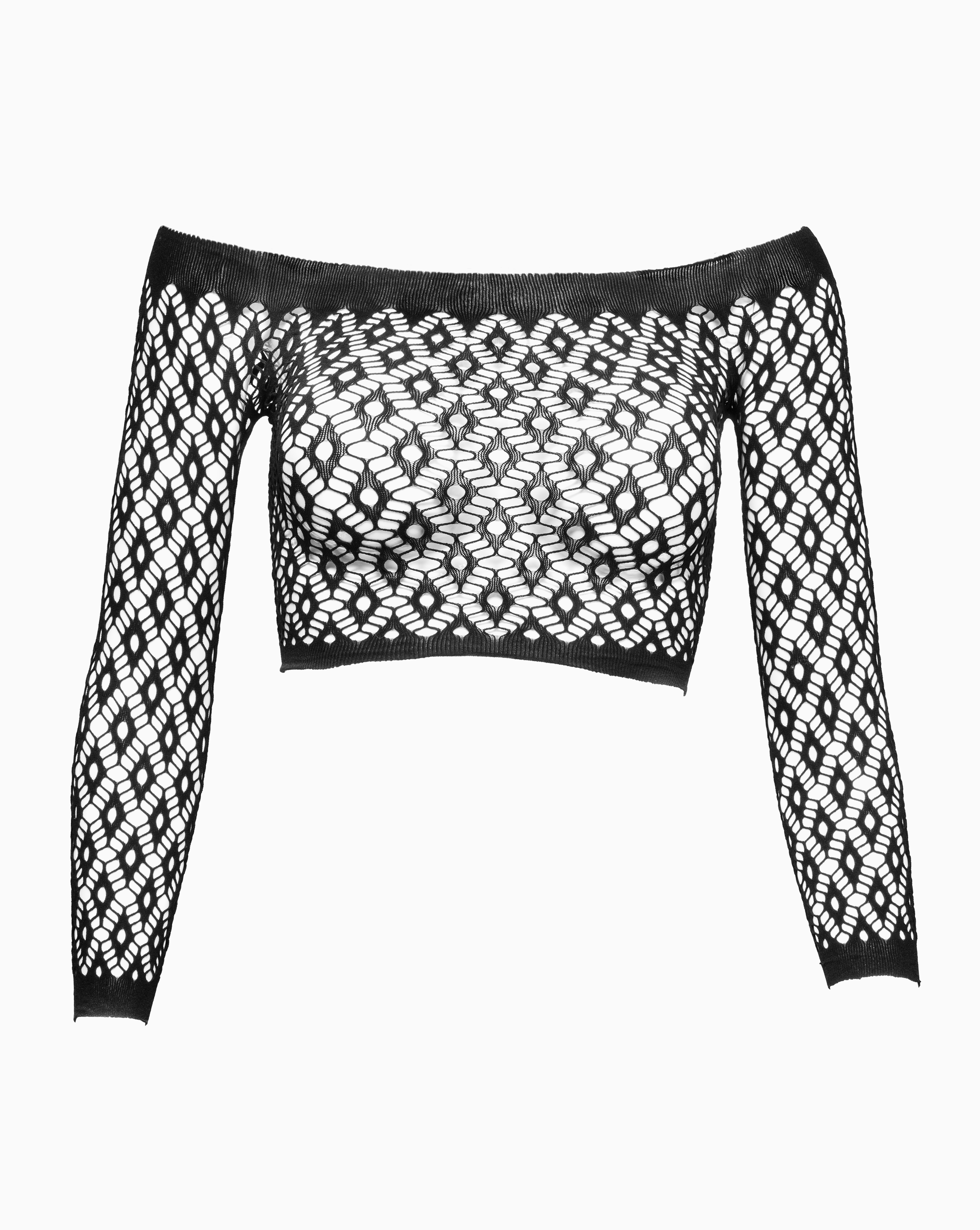 Diamond Pattern Crop Top